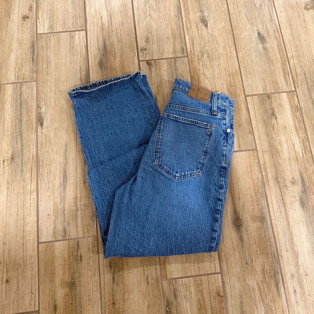 Madewell women’s the perfect vintage wide leg crop jean